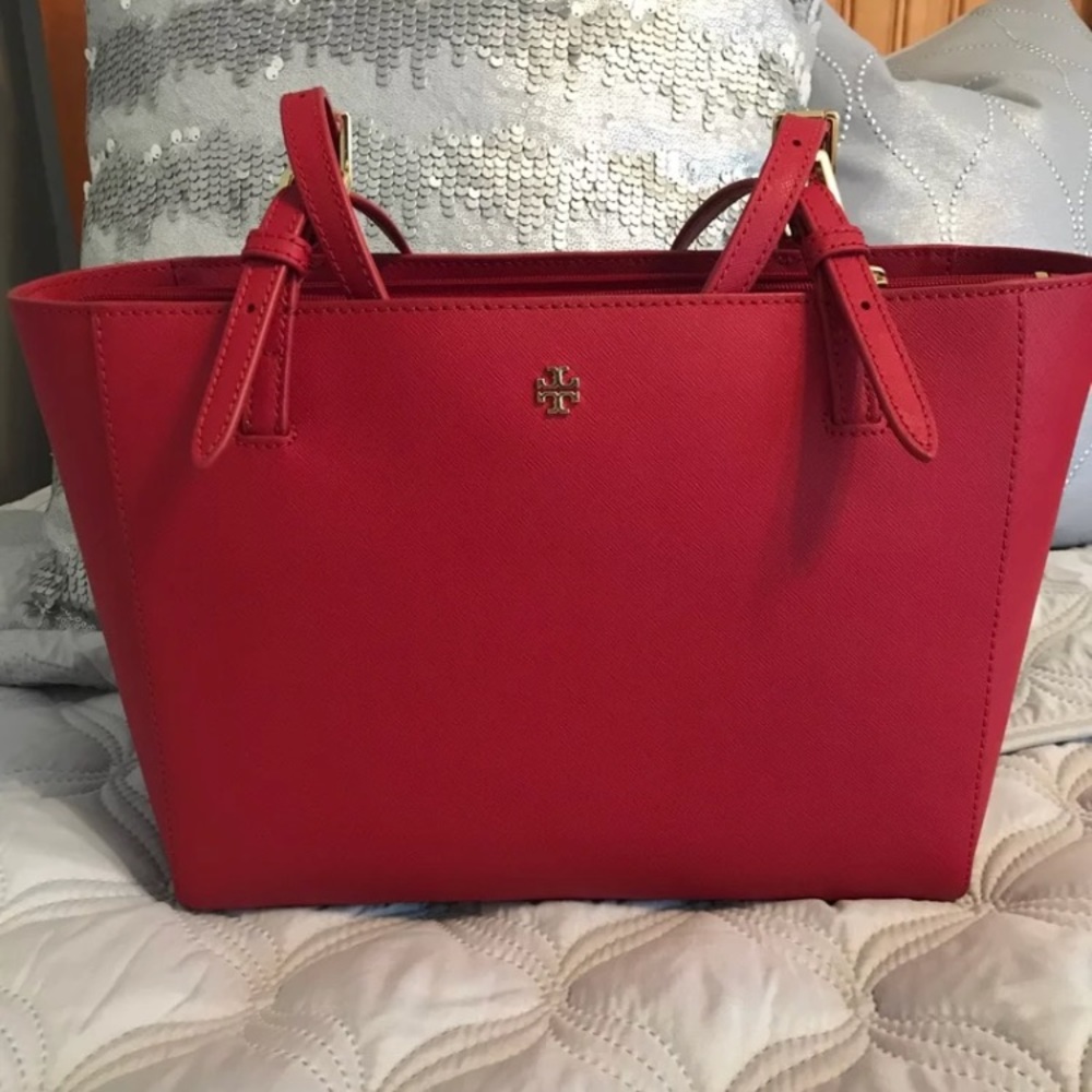 Tory Burch York Tote in red